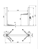 6 Ton 2 Post Lift