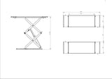 Full Rise 3500 Kg Scissor Lift 6